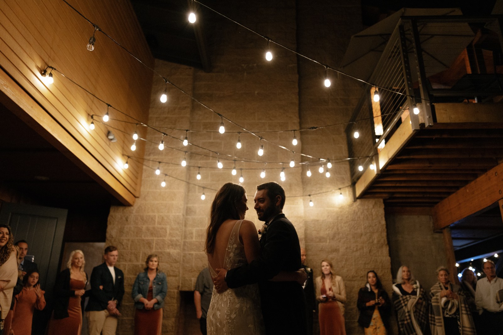 Wedding day moment